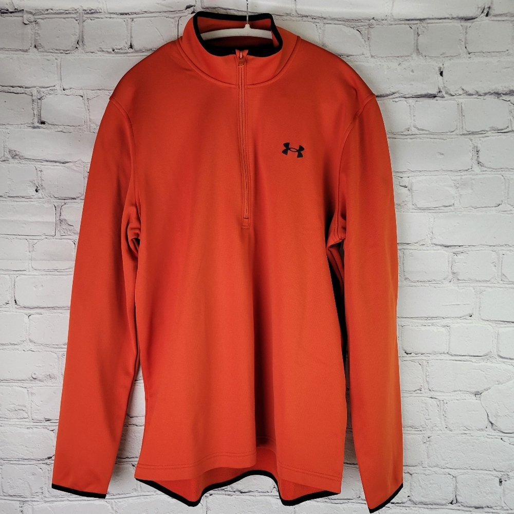NWT UNDER ARMOUR ColdGear Quarter Zip Pullover - Picture 3 of 10